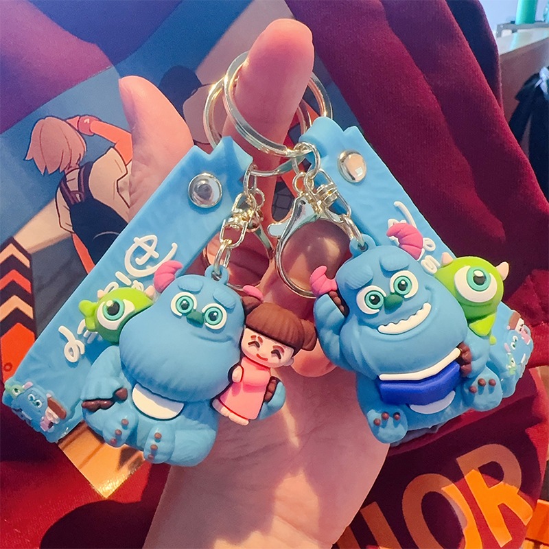 Coffeejoy Monster University น ่ ารักผมพวงกุญแจมอนสเตอร ์ การ ์ ตูน PVC กระเป ๋ าตุ ๊ กตาจี ้ พวงกุญแจรถของขวัญแหวนพร ้ อมสต ็ อก