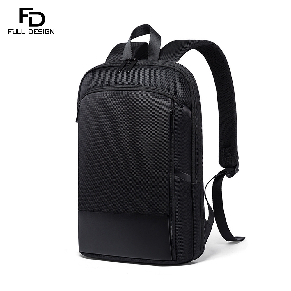 FULL DESIGN พร้อมส่ง กระเป๋าเป้สะพายหลัง ใส่แล็ปท็อป คอมพิวเตอร์ได้ บางพิเศษ กันน้ํา ความจุ 15.6/17.3 นิ้ว สําหรับผู้ชาย