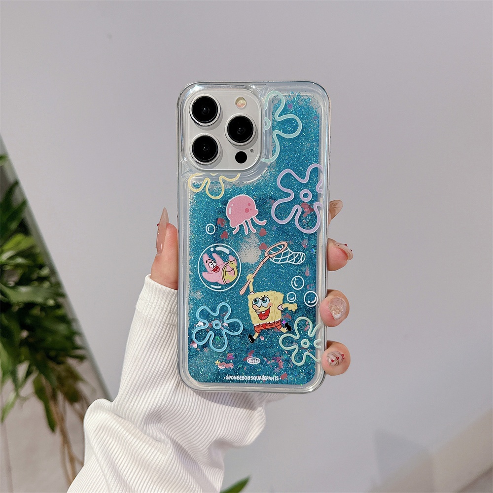 เคสโทรศัพท์น้ําทรายดูด Vivo V70 V50 V30 V30e V29 V29e V27 V27e V25 V25e V23 V23e Y29s Y29t Y04 Y03 Y18 X200 X300 Pro ปลอกลายการ์ตูนน่ารัก