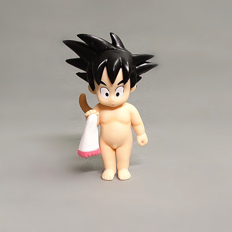 10 ซม.Dragon Ball Z อะนิเมะรูป Son Goku Kakarotto ผ ้ าเช ็ ดตัวอาบน ้ ํา Q รุ ่ น PVC Action Figures คอลเลกชันเดสก ์ ท ็ อปตุ ๊ กตาของเล ่ น
