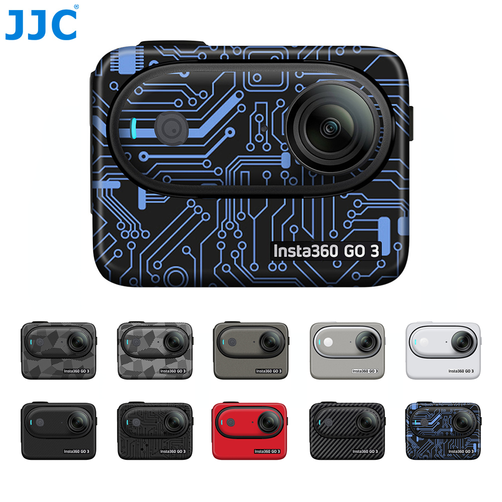 JJC SS-GO3 กล้องตกแต่งป้องกันฟิล์มผิวสำหรับ Insta360 GO3 GO 3 กล้อง ฟิล์มป้องกันผิวป้องกันรอยขีดข่วน