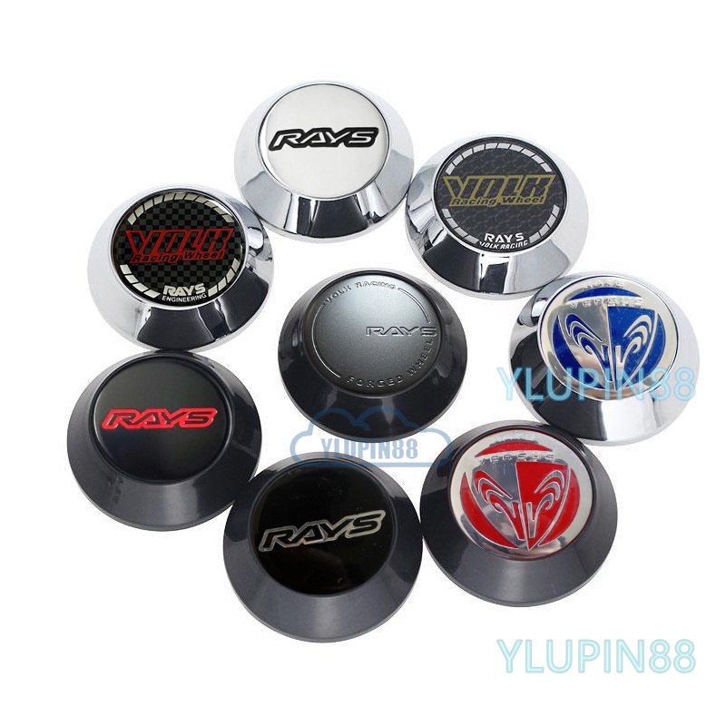 4pcs 60mm/65mm Racing RAYS Versus CE28 RE30 G25 ZE40 TE37 Volk Racing ... ฝาครอบดุมล้อรถยนต์ ฝาครอบข