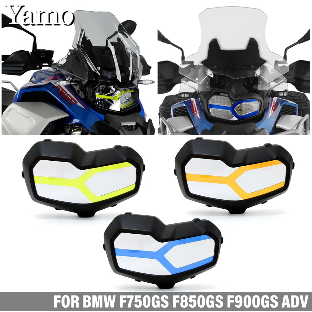 สําหรับ BMW F750GS, F850GS ADV, F900GS ADV, รถจักรยานยนต ์ ฝาครอบป ้ องกันไฟหน ้ าการปรับเปลี ่ ยน , พาเลทสีฟิล ์ มป ้ องกันการปรับเปลี ่ ยน , ป ้ องกันไฟหน ้ าด ้ านหน ้ า