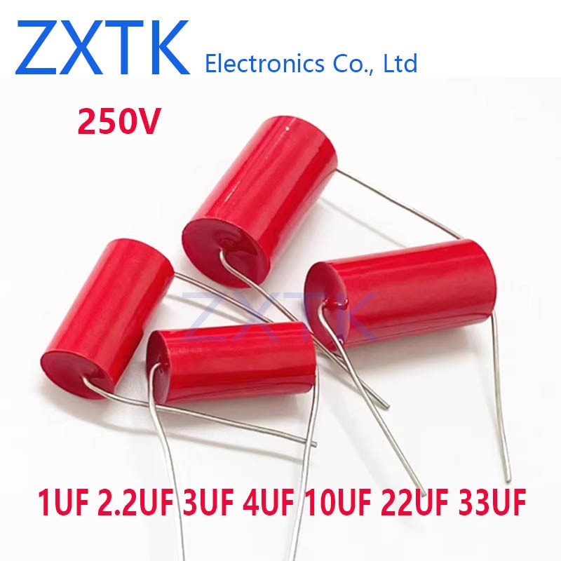 2PCS ใหม่ Audiophiler Axial MKP 250v 1UF 2.2UF 3UF 4UF 10UF 15UF 22UF 33UF 47UF DC HIFI DIY เสียง no