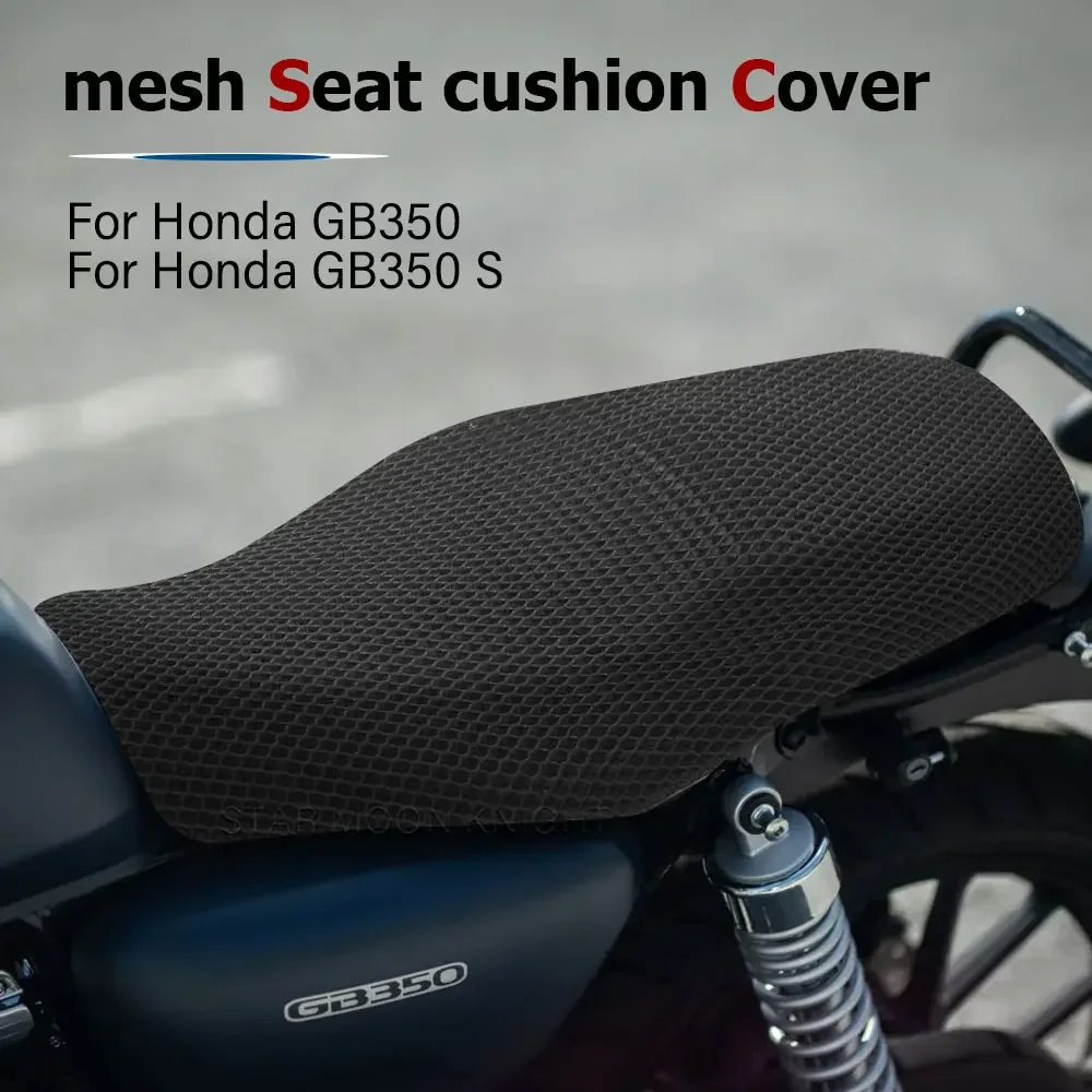 สําหรับ Honda GB350 GB350S GB 350 S อุปกรณ์เสริมรถจักรยานยนต์ 3D กันน้ํา Breathable ตาข่ายเบาะรองนั่