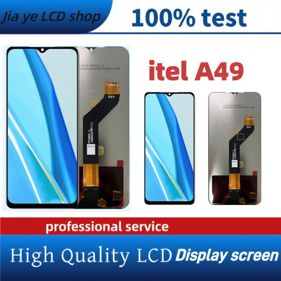 อะไหล่หน้าจอสัมผัสดิจิทัล LCD แบบเปลี่ยน สําหรับ Itel A49 A661L