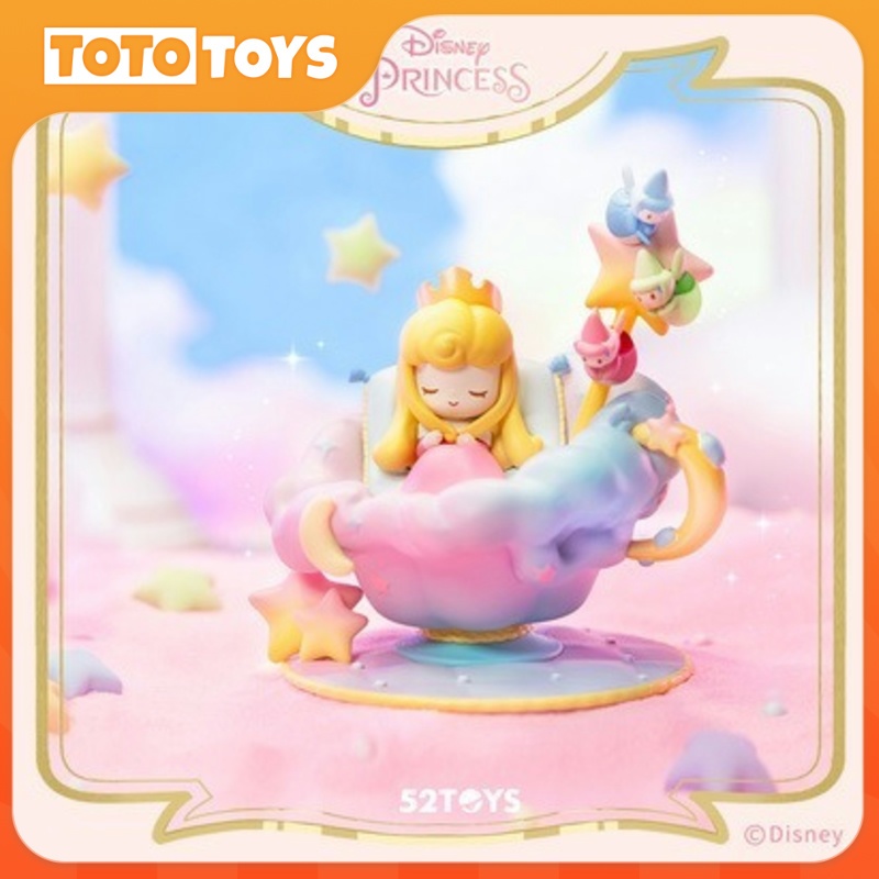 【Genuine】52TOYS DISNEY Princess D-baby Series-Teacup Sweeties Series Clear Figure