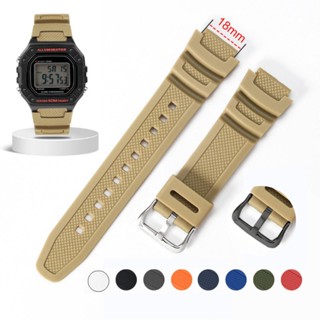 สายนาฬิกาข้อมือซิลิโคน ยางเรซิน สําหรับ Casio W218H AE-1200 …