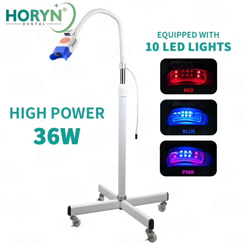 โคมไฟฟอกสีฟัน 36W 10 LED พร้อมขาตั้ง สําหรับดูแลช่องปาก