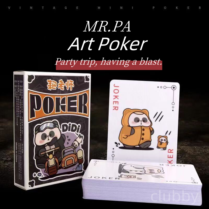 4 กล่อง Mr.PA Art เล่นการ์ดของเล่นน่ารักสร้างสรรค์อะนิเมะ PANDA การ์ดของเล่น