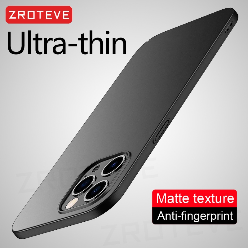 สําหรับiPhone 14 13 12 11 Pro MaxกรณีZROTEVEหรูหราUltra Slim Frosted Hard PCสําหรับiPhone14 iPhone13 Mini iPhone12 iPhone11 เคสโทรศัพท์
