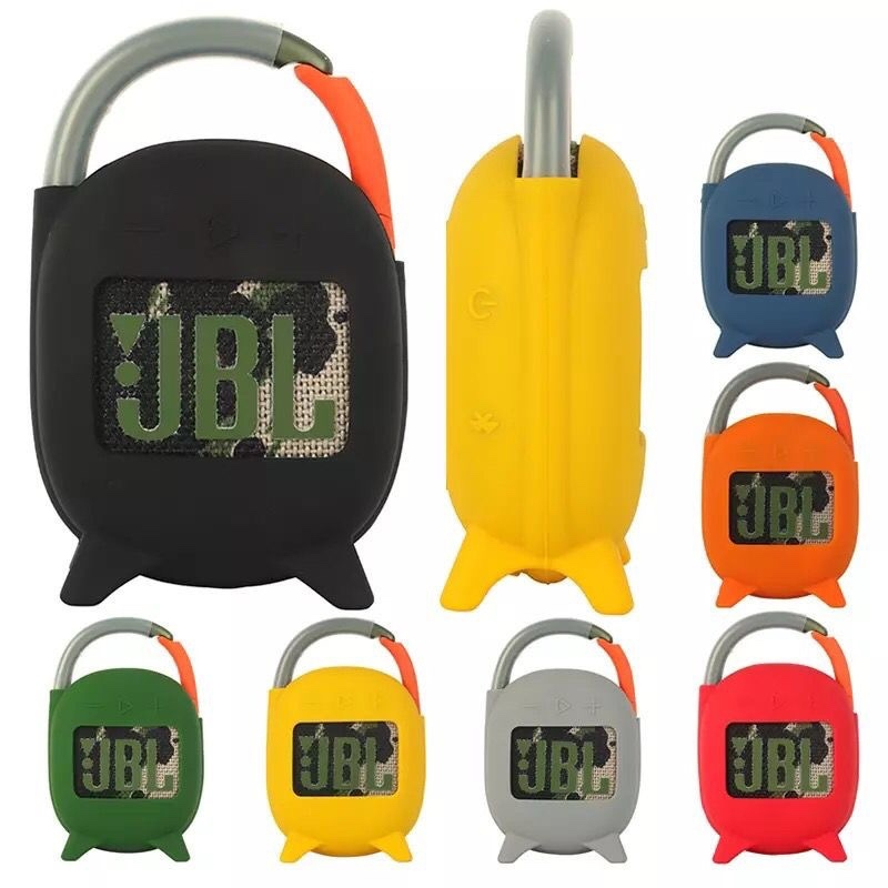 เคสซิลิโคนอ่อนนุ่มฝาครอบป้องกันลำโพงสำหรับลำโพง JBL Clip 4