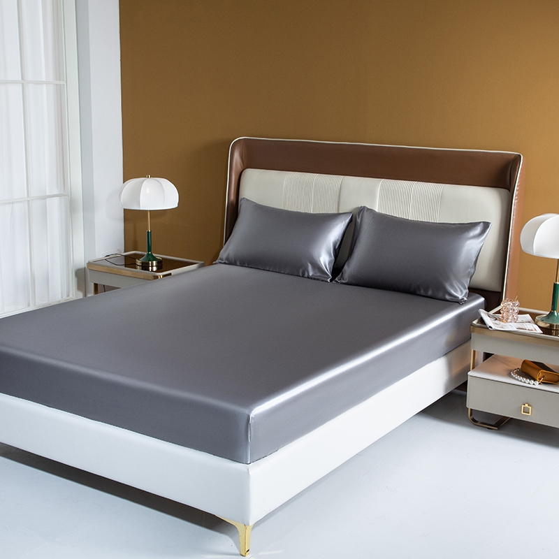 ผ้าปูที่นอน Cooling Feel ผ้าปูที่นอน Super Soft Silky Smooth Bed Cover Single Queen King Size ผ้าปูที่นอนติดตั้ง