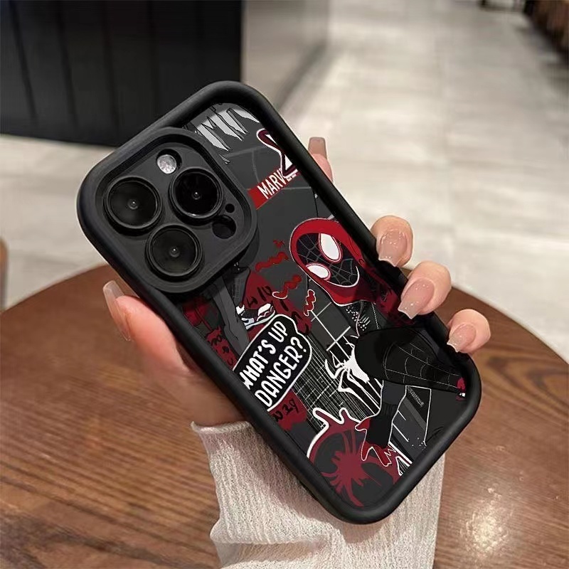 เคส Redmi Note 11 Note 11S Note 10 Pro Note 10 5G Note 10 4G Note 10S Note 9 Pro Note 9 4G Note 9S Note 8 Pro Note 8 Note 7 Note 7 Pro 9T 9 8 8A Pro Note 10 Pro Max Note 9 Pro Max เคส ซิลิโคนเมือง Spiderman กรณีโทรศัพท์