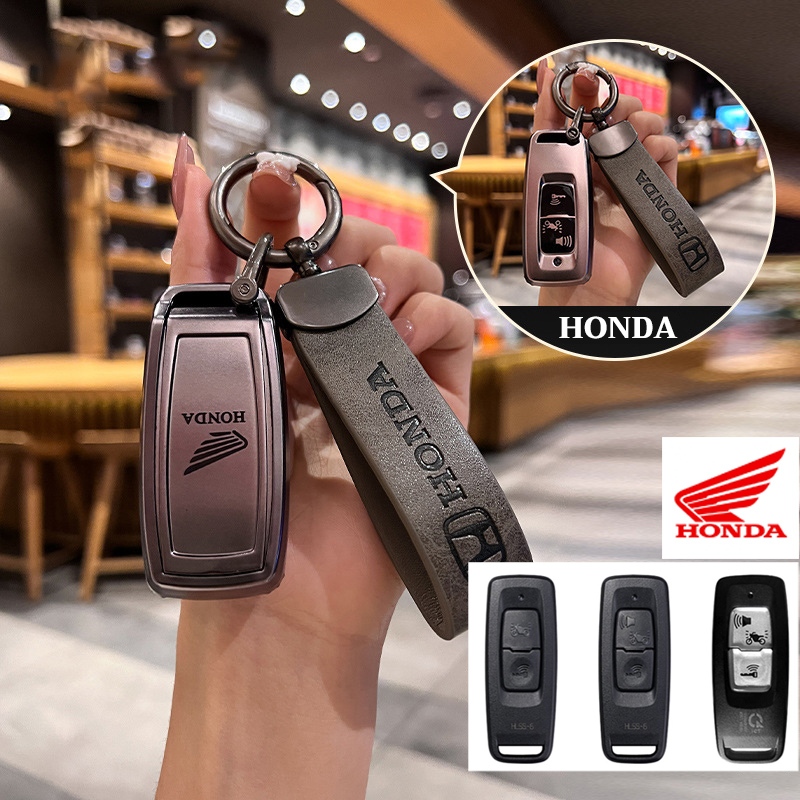 Honda Remote Key สําหรับ Honda PXC 160/wave/PCX 2022/vario/ADV/scoopy 2021-2023/Lead 2022/Click 125i/Giorno/Winner X V3/Air Blade 2023/SH/Vision Key Cover พวงกุญแจ