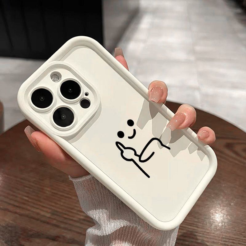 ตลก Expression เหมาะสําหรับ Apple 15ProMax เคสโทรศัพท ์ ใหม ่ iphone14 ทองเหล ็ ก Grit 13 ซิลิโคน 12 Shock-proof 11 ตลก Expression 8 การ ์ ตูน plus Creative 7 High-End รู ้ สึก xr ที ่ ไม ่ ซ ้ ํากัน xs ผู ้ ชายผู ้ หญิงป ้ องกันกรณี