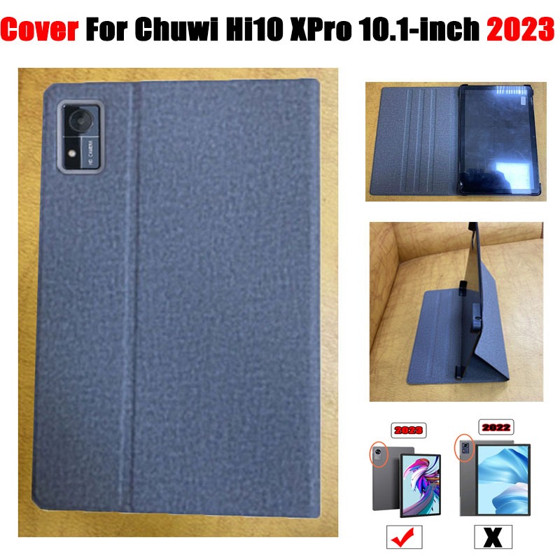 สําหรับ Chuwi Hi10 XPro 10.1 นิ้ว 2023 ผ้าสิ่งทอรูปแบบ PU หนังฝาครอบ Hi10 XPro 10.1 นิ้วคุณภาพสูงแฟชั่นแท็บเล็ตป้องกันกรณี