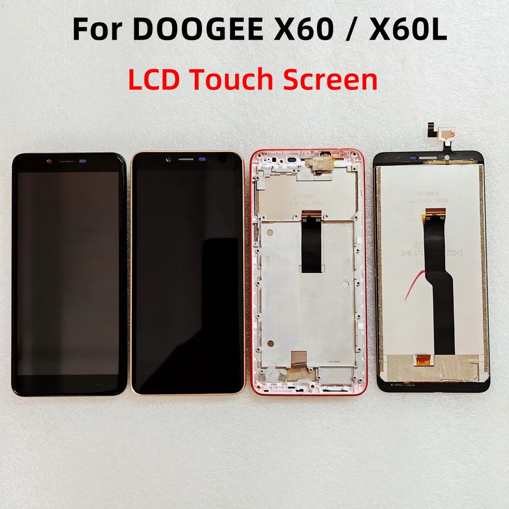 5.5 สําหรับ doogee X60L จอแสดงผล lcd หน ้ าจอสัมผัส Digitizer Assembly สําหรับ doogee x60 จอแสดงผล lcd เซ ็ นเซอร ์