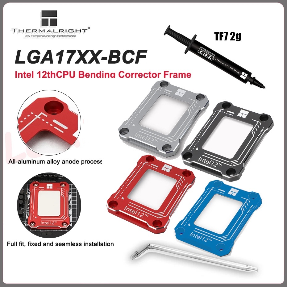 Thermalright CPU Fixture CPU Corrector LGA17XX-BCF Intel12 Generation CPU Bending Correction Fixture ส ่ ง TF7 จาระบีซิลิโคน