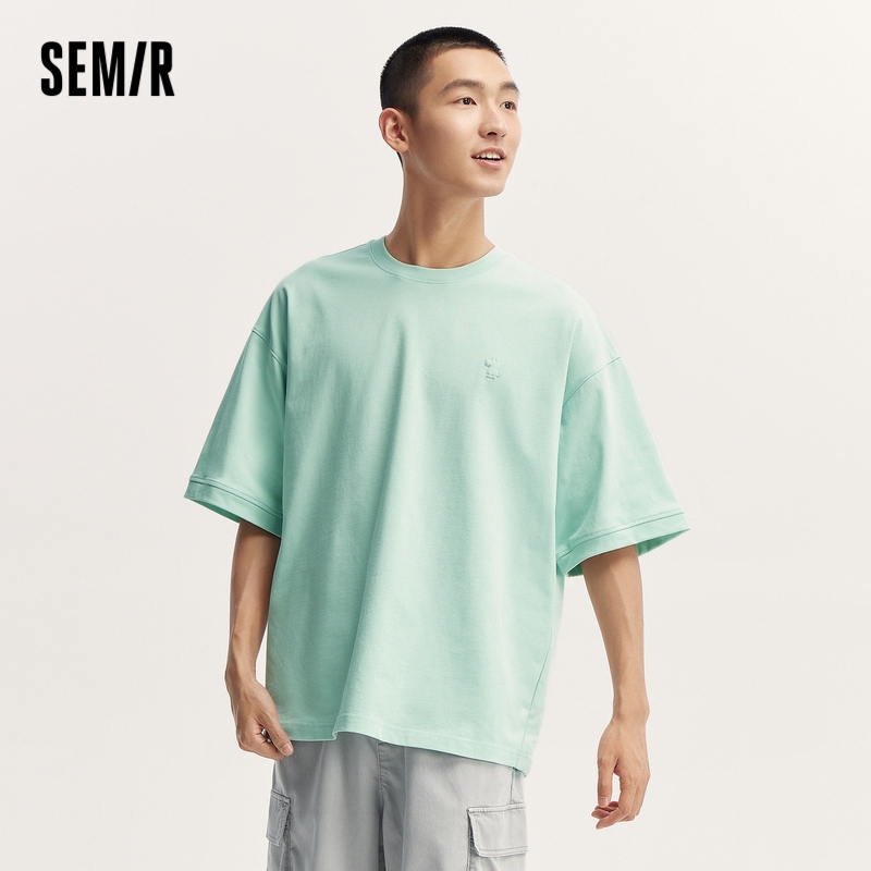 Semir เสื้อยืดแขนสั้นผู้ชาย ฤดูร้อน 2024