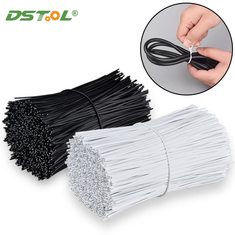 สายรัดสายเคเบิลทําสวน นํากลับมาใช้ใหม่ได้ Oblate ลวดเหล็ก Twist Tie มัลติฟังก์ชั่นเคลือบ Fix ดอกไม้พืชปีนเขา Vines ลวดเหล็ก Twist Tie