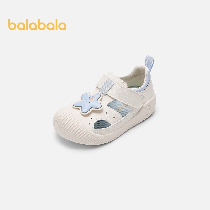 Balabala รองเท้าเด็กแฟชั่น ฤดูร้อนสไตล์ตะวันตกเด็กชาย รองเท้า