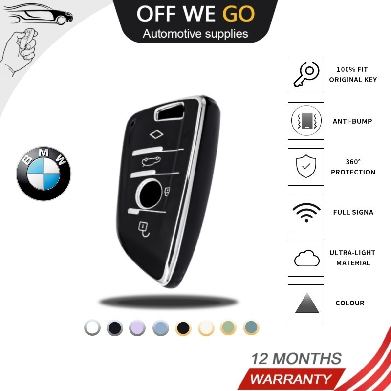 ใหม่ เคสรีโมตกุญแจรถยนต์ TPU สําหรับ BMW 1 2 3 5 7 Series X1 X3 X5 X6 F10 F15 F16 F30 F34 F25 F48 G20 G30 E34 E70