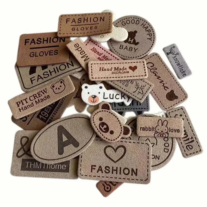 10 ชิ้น/เซ็ตหนังเย็บสติกเกอร์น่ารักสัญลักษณ์ขนาดเล็กเย็บปักถักร้อย Applique เย็บบนแพทช์,ไม่มีกาว Backing,Letter Patch Badge ตกแต่งสําหรับเสื้อผ้า,รองเท้า,Glove