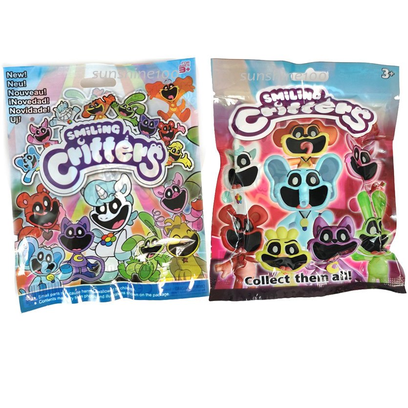 1pack สุ่มยิ้ม Critters รูปการ์ดของเล่นเกมสยองขวัญ Catnap Catnat ตุ๊กตาอะนิเมะ Figurines เด็กของขวัญ