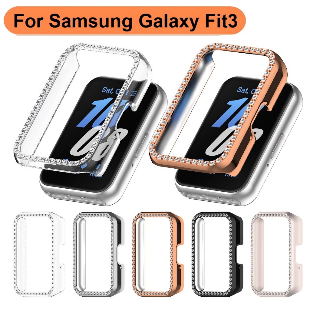 Bling PC เคส Compatible For samsung fit3 Case กรอบสําหรับ เคส samsung galaxy fit 3 กรณี Samrt นาฬิกา
