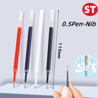 10 ชิ ้ นเจลปากกาเติมกดปากกาเติม ST Nib 0.5 มม.นักเรียนเครื ่ องเขียน WJ207