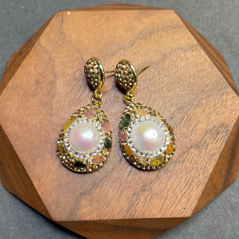 ทัวร ์ มาลีนไข ่ มุกน ้ ําจืดบาร ็ อคธรรมชาติชุดสามชิ ้ น - รูปที่ 2