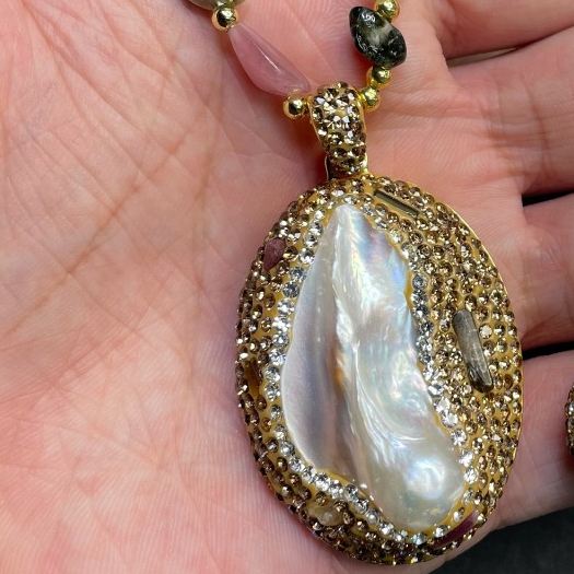 ทัวร ์ มาลีนไข ่ มุกน ้ ําจืดบาร ็ อคธรรมชาติชุดสามชิ ้ น - รูปที่ 5