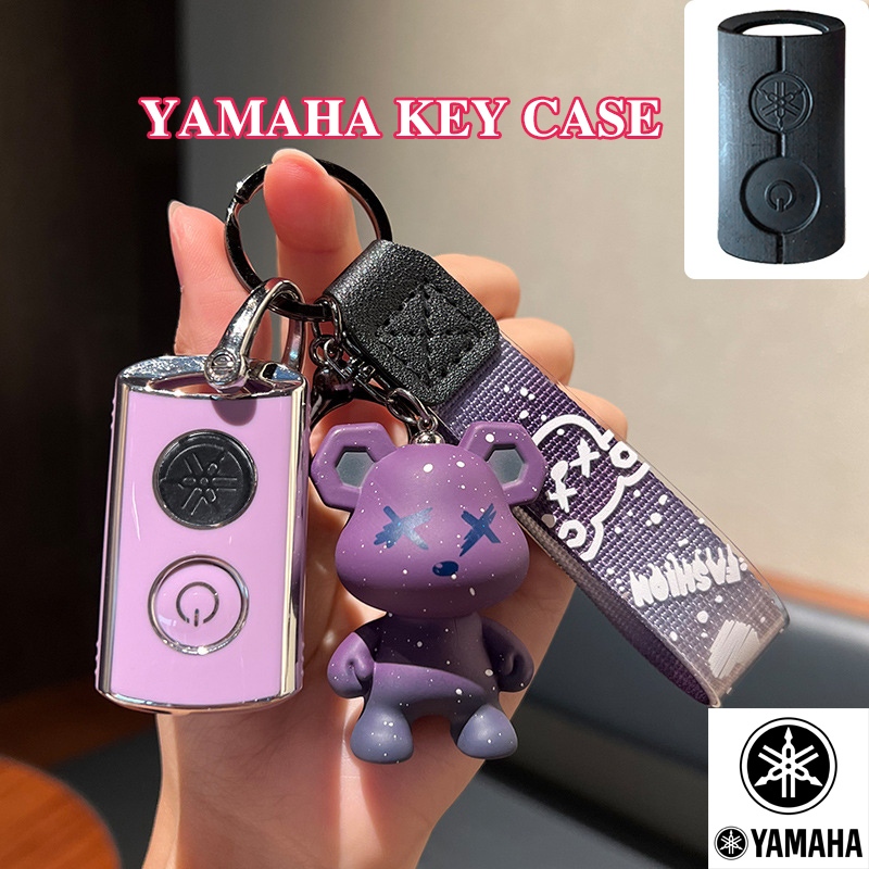 Yamaha TPU key Cover Holder พวงกุญแจสําหรับ YAMAHA Nmax2020/Xmax/Grand filano 2024/Aerox/Lexi/new Sazzio/Fazzio/Scooter Remote key case