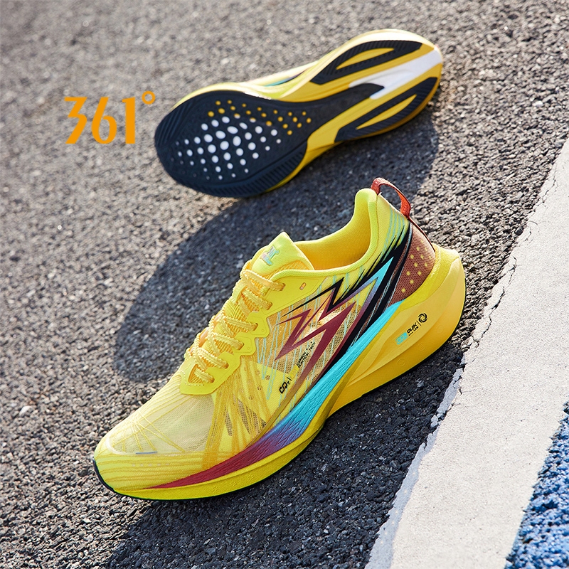 361Degrees Wind Rises รองเท้าวิ่ง Cqt น้ําหนักเบา หมุนได้ 361 องศา สําหรับผู้ชาย 572422229