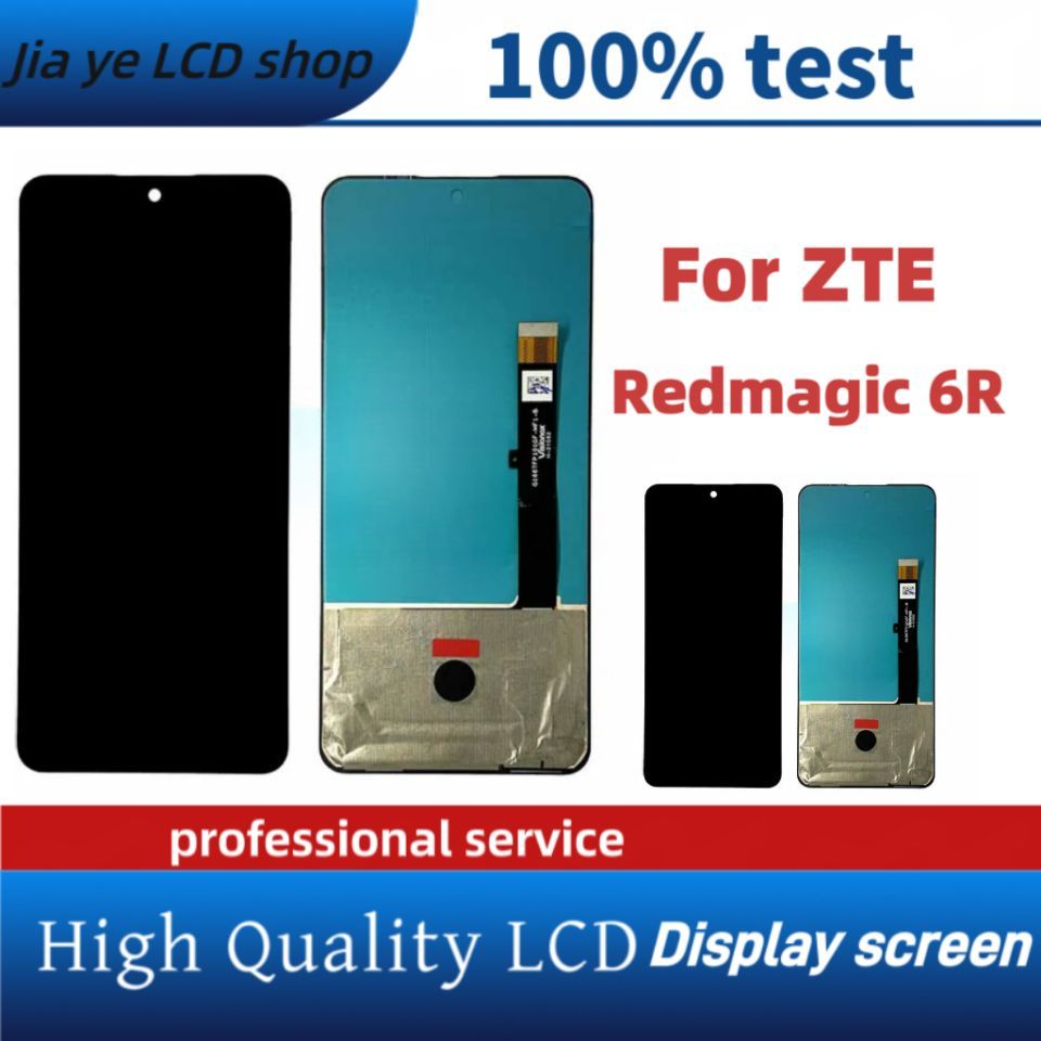 Amoled สําหรับ ZTE Nubia Red Magic 6R NX666J จอแสดงผล LCD Touch Screen Digitizer สําหรับ Redmagic 6R