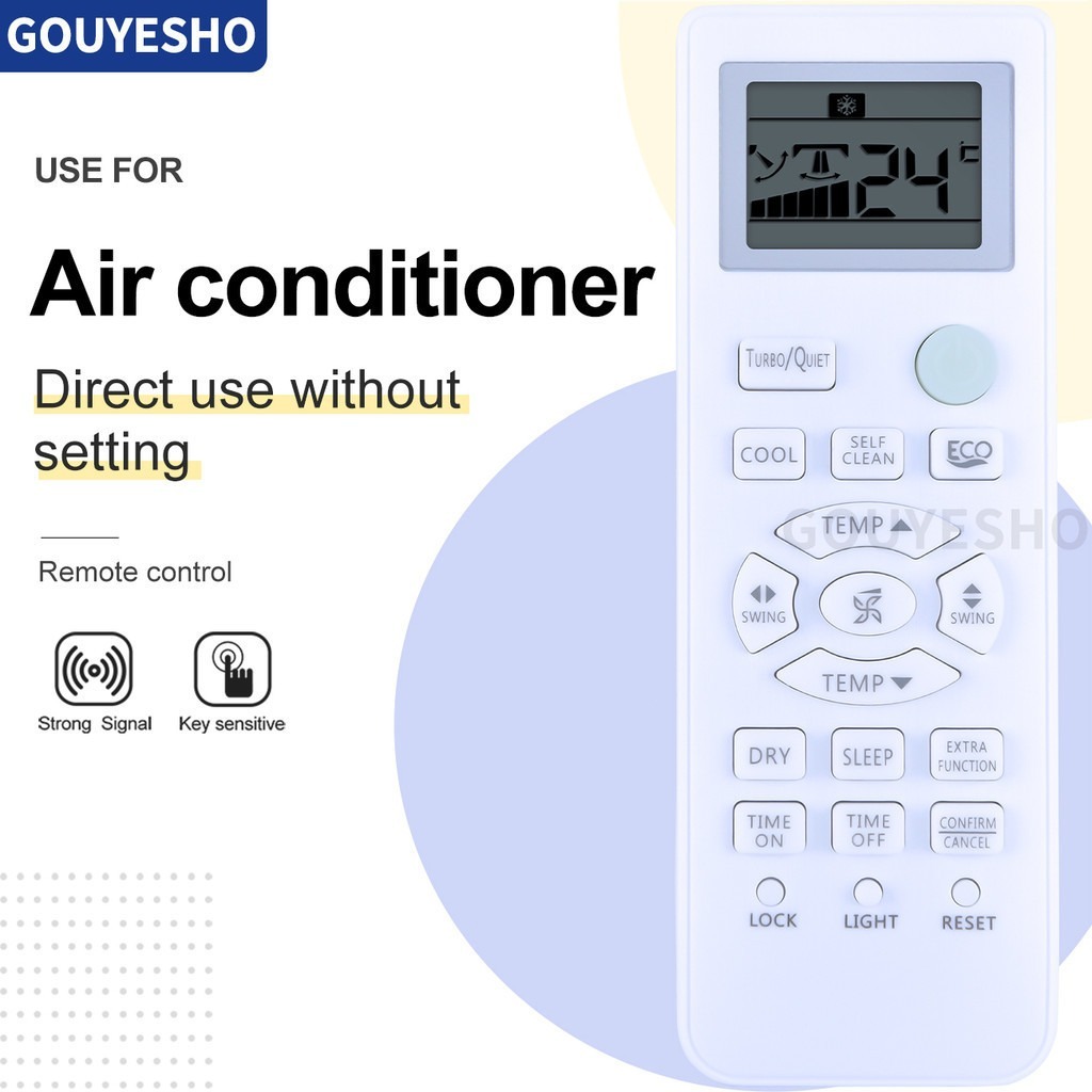 รีโมทคอนโทรลใหม่ A0010401715HL สําหรับ Haier Aqua เครื่องปรับอากาศ HSU-12VTRA03T , HSU-24VQAA03T HSU