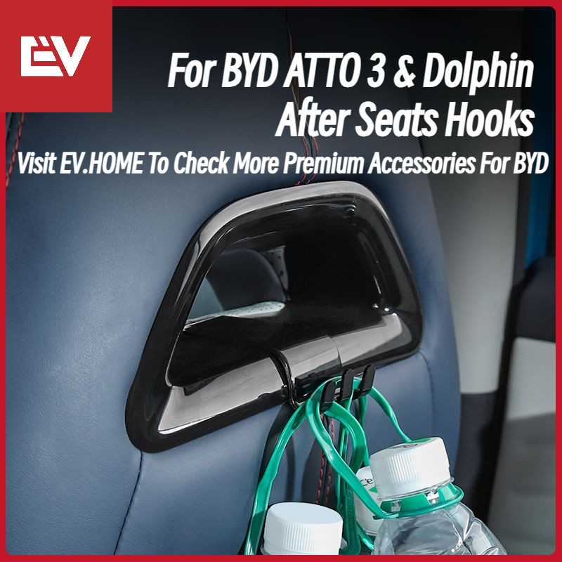 สําหรับ 2022-2025 BYD ATTO 3 & BYD ATTO 2 & BYD Dolphin & BYD Seal แขวนสําหรับแถวที่สองเบาะหลังหมอน