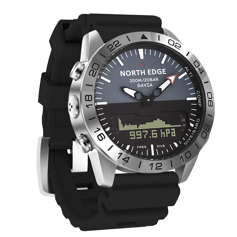 north edge Gavia2 นาฬิกาข้อมือดิจิทัล