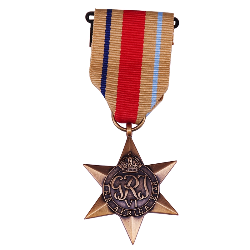 เหรียญทองเหลือง George VI Star แฟชั่นยอดนิยม