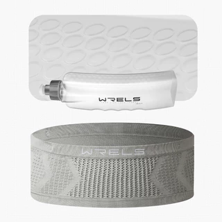 WRELS กระเป๋าคาดเอวพกพา 350มล. + ขวดน้ำโค้ง สำหรับวิ่งและปีนเขากลางแจ้ง