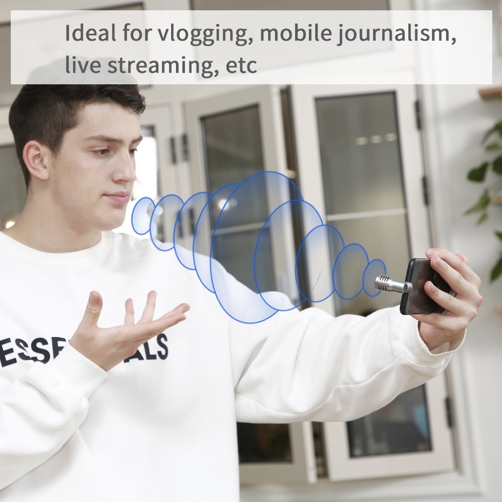 BOYA BY-P4 ไมค์ไร้สาย ไมค์จิ๋ว  ไมค์ Plug & Play ไมค์ตัดเสียงรบกวน สำหรับ Vlog iOS Android DSLR