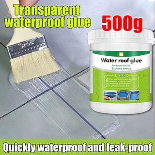 2024 new upgrade！CP Transparent waterproof glue Waterproof glue transparent 500g Thick semi-solid,Suitable for walls, window sills, roofs, bathroom leaks. Super waterproof glue Wat
