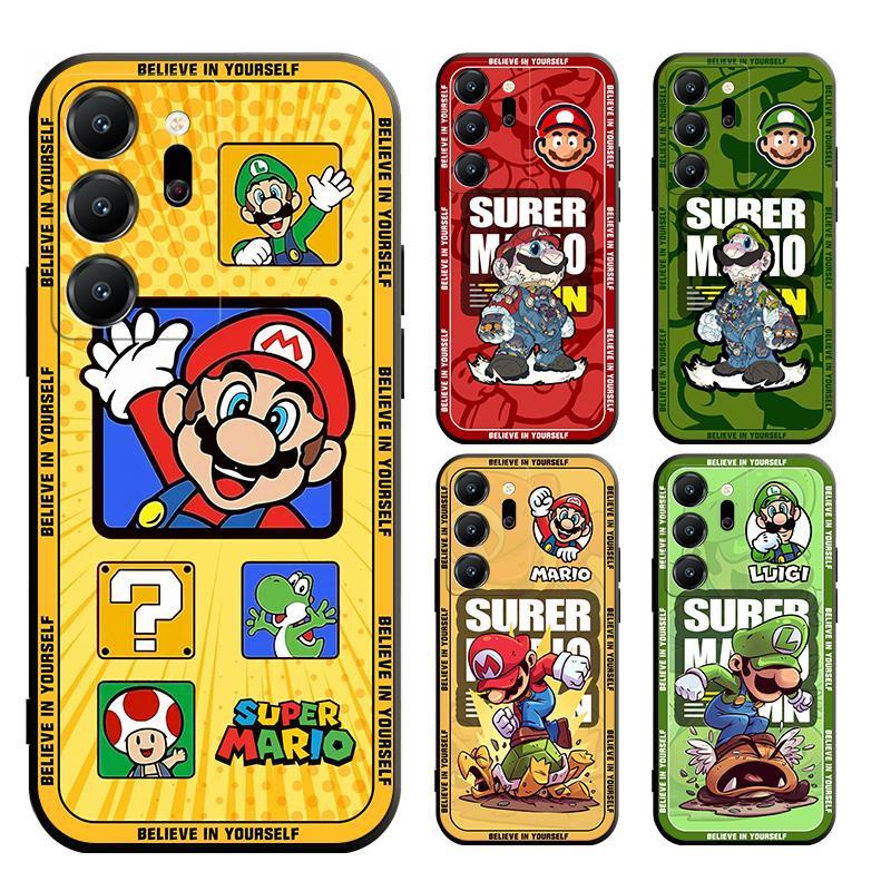 ปลอกสําหรับ samsung note 20 10 9 8 ultra j8 j7 pro prime plus super mario Case Soft Cover