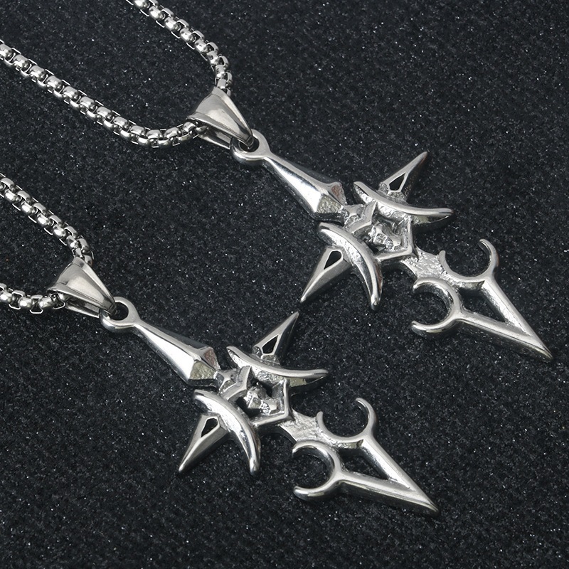 อะนิเมะ Fate Stay Night Saber จี ้ สร ้ อยคอ Emiya Cross อุปกรณ ์ เสริมเครื ่ องประดับสําหรับผู ้ หญ