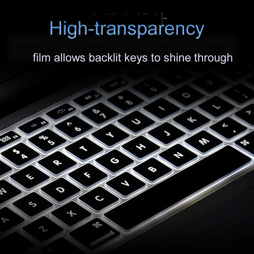 WIWU คีย์บอร์ดป้องกันฟิล์มสําหรับ 2022-2025 Macbook15.3 Air/Macbook Air 13.6 นิ้ว Breathable Ultra-thin คีย์บอร์ด High-transparency ฟิล์ม