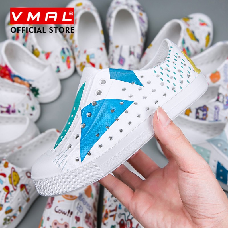 VMAL รองเท้าแตะลําลอง กันน้ํา กันลื่น เหมาะกับฤดูร้อน สําหรับเด็กผู้หญิง และผู้ชาย 26-35