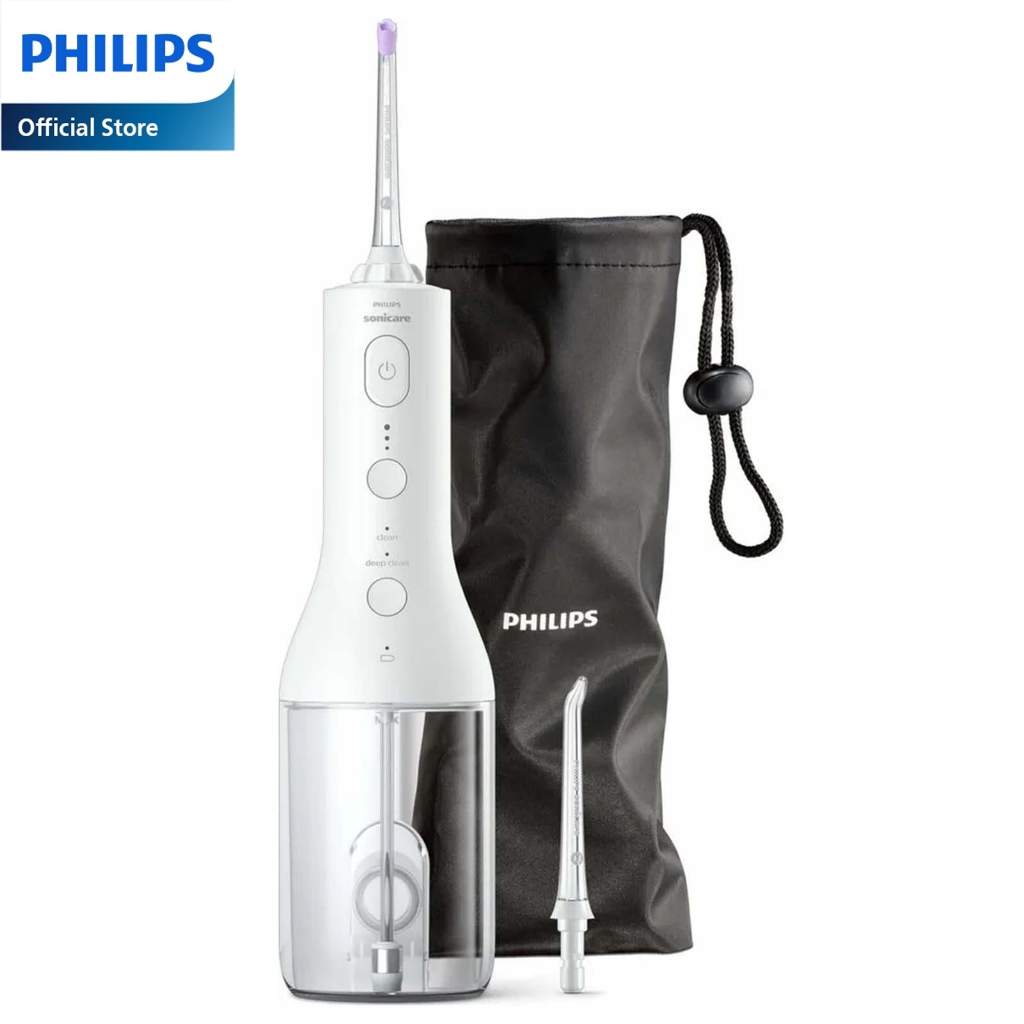 Philips เครื ่ องไหมขัดฟันไร ้ สาย 3000 HX3806/31 พร ้ อมเทคโนโลยี QuadStream