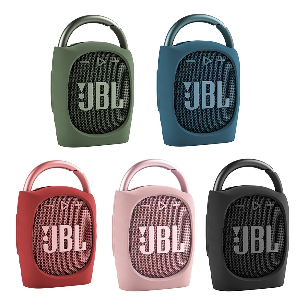 เคสพกพาซิลิโคนป ้ องกันสําหรับเคสลําโพง JBL Clip 4 พร ้ อมสายรัด 2 อัน
