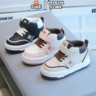 SUGE รองเท้าผ้าใบมีสไตล์สำหรับเด็กชายและเด็กหญิง รองเท้าวิ่ง…